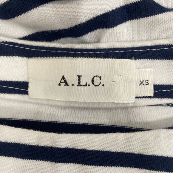 A.L.C Navy/ White Cotton Dress size XS - Picture 7 of 10